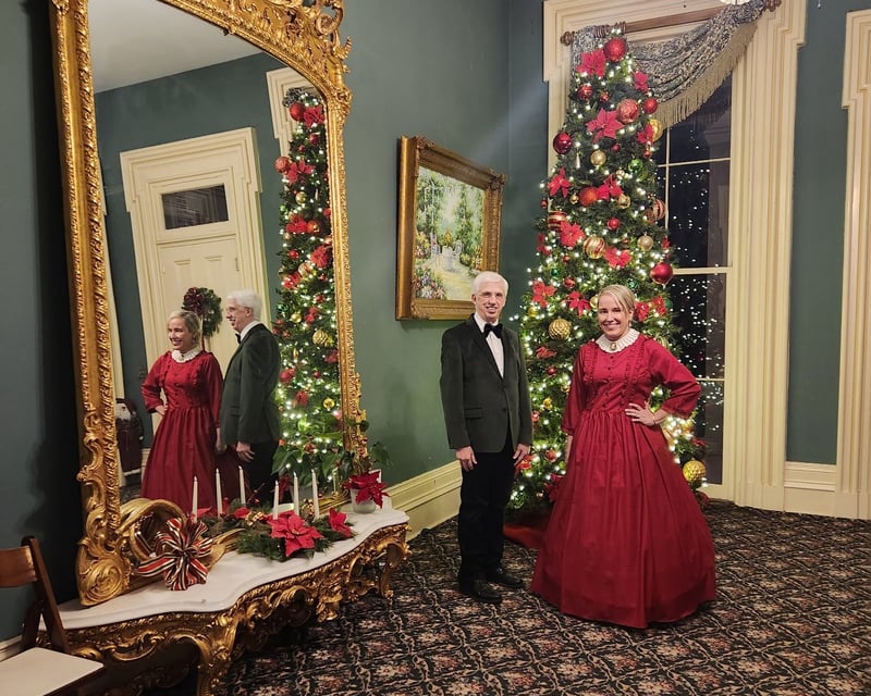 Holiday Tour of 1859 Two Rivers Mansion in Nashville