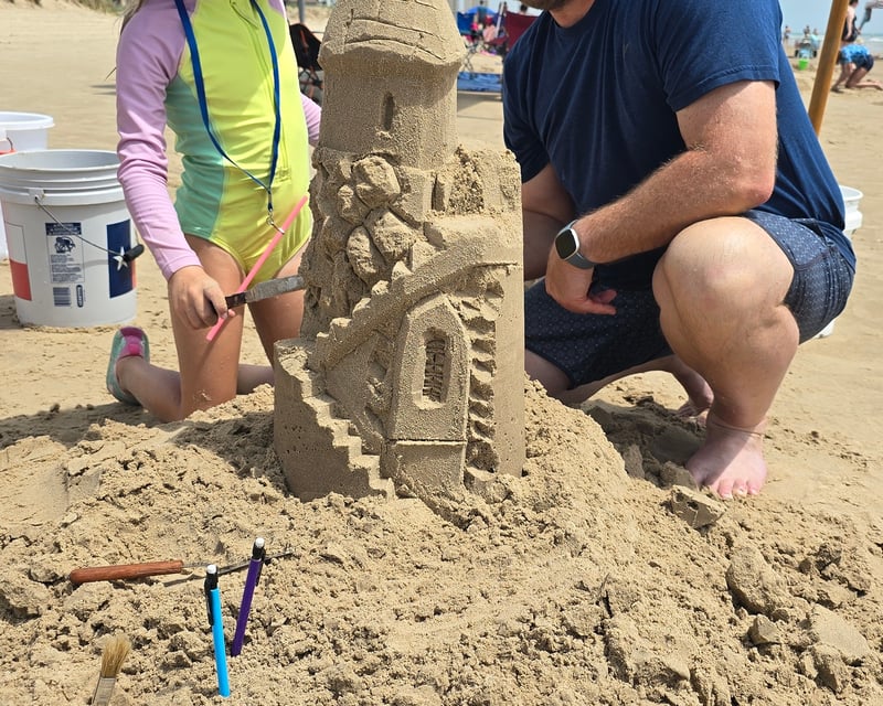 Private Kids' Sandcastle Lesson on South Padre Island