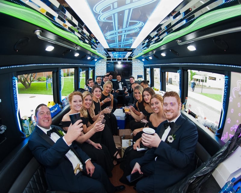 Party Bus Nightclub Crawl with VIP Entry in Las Vegas