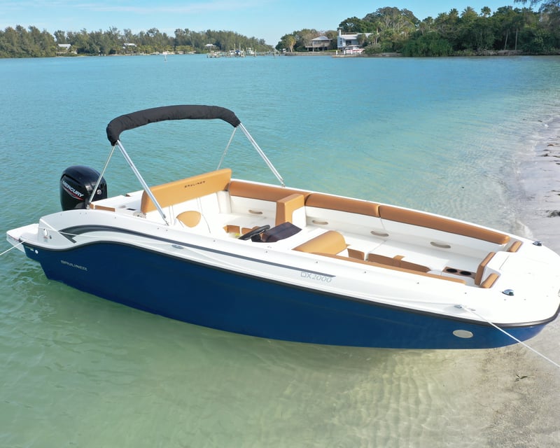 Explore Anna Maria Island on a Bayliner Deck Boat Rental