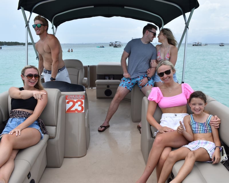 Captained 12-Person Pontoon Charter in Fort Walton Beach