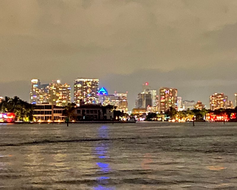 Private Sunset Pontoon Cruise in Fort Lauderdale