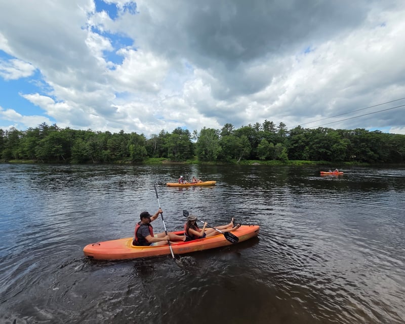 Double Kayak Rental on Androscoggin River
