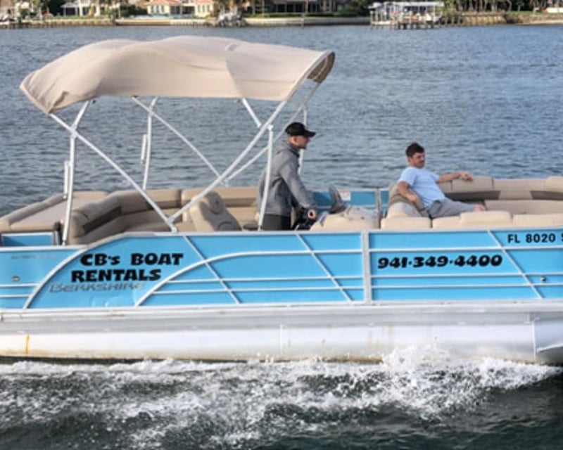 Siesta Key 24' Pontoon Boat Rental