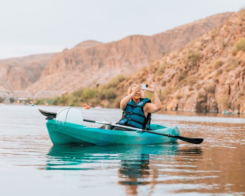 Self-Guided Sunset Paddle at Canyon Lake