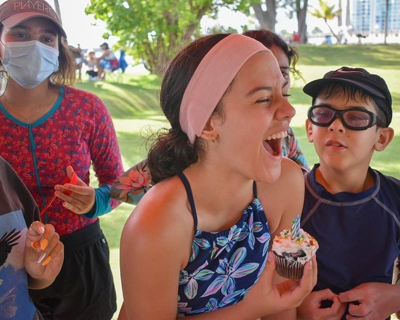 Morning Birthday Party at Condado Lagoon in San Juan