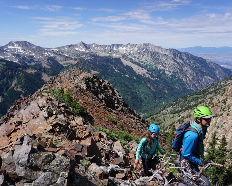 Full-Day Guided Alpine Climbing in the Wasatch Range