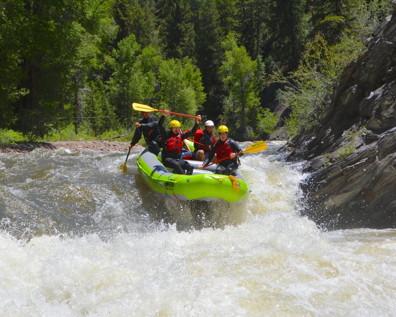 Class IV Slaughterhouse Falls Rafting Trip in Aspen