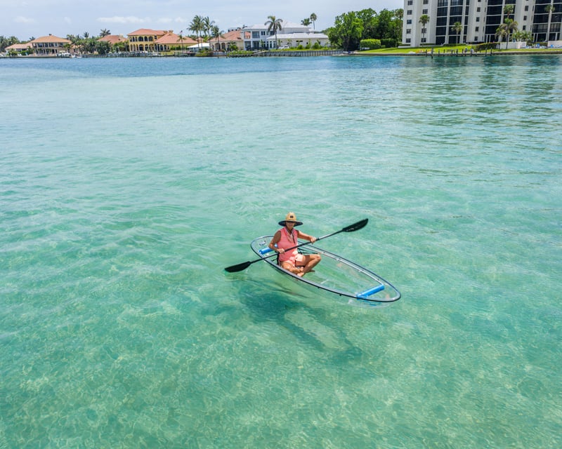 Clear Kayak Tour in Jupiter with Manatees & Sandbars