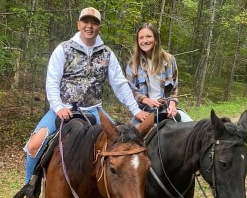 Mountain Horseback Trail Ride in Hot Springs, VA