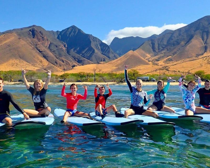 90-Minute Surf Lesson at Ukumehame Beach, Maui