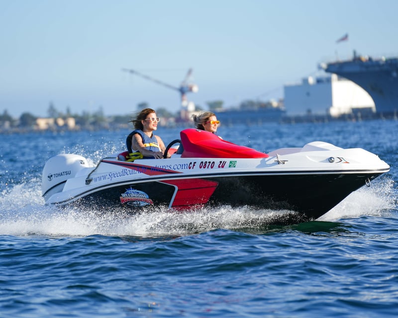 Guided Self-Drive Speed Boat Tour of San Diego Bay