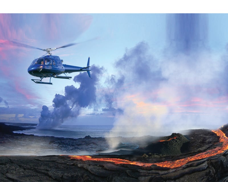 Oahu to Hilo Volcano Helicopter Tour