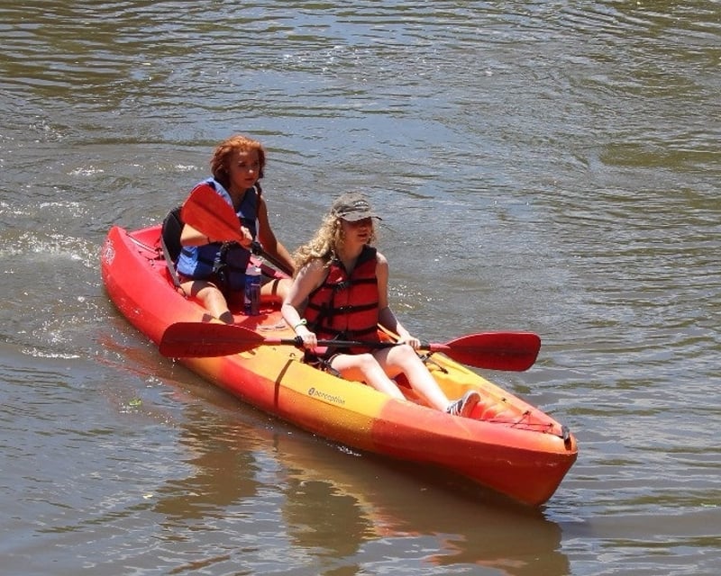 Tandem Lake Kayak Rental in Bernice, OK