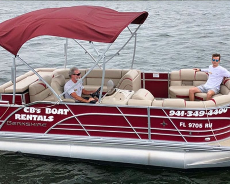 Siesta Key 4-Hour Pontoon Boat Rental