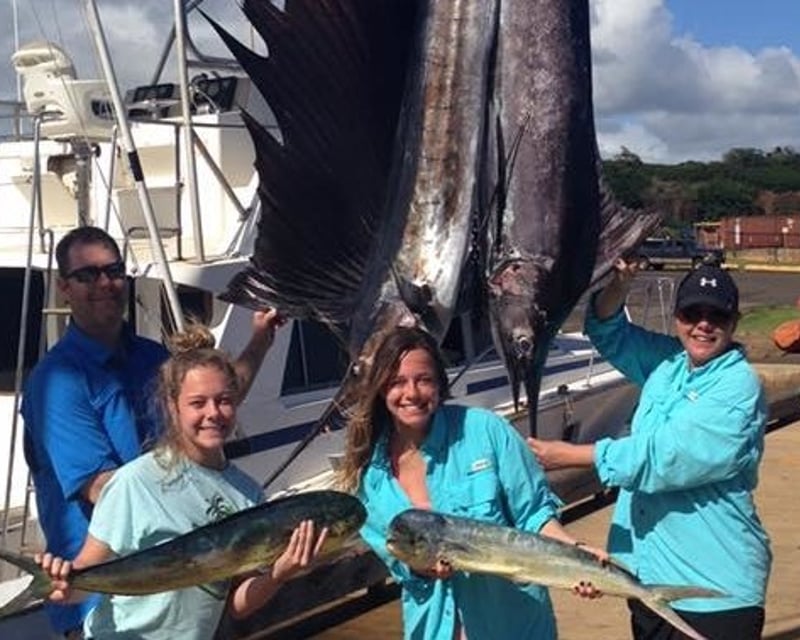 Shared Big Game Fishing Charter in Lihue