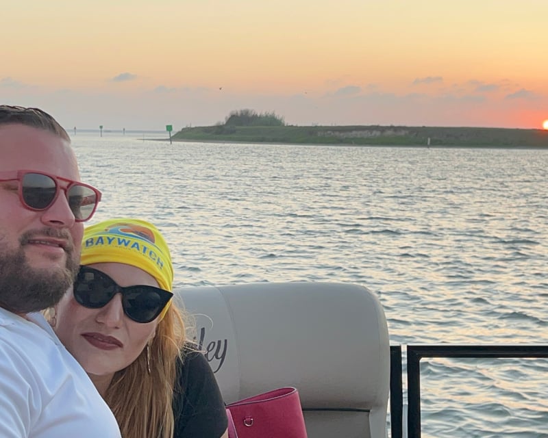 Private Sunset Pontoon Boat Tour in Corpus Christi