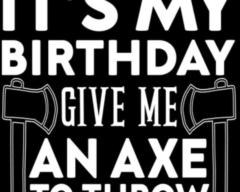 Axe Throwing Birthday Party in Amarillo