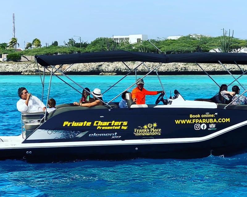 Snorkeling Charter in Aruba on a 26' Bayliner