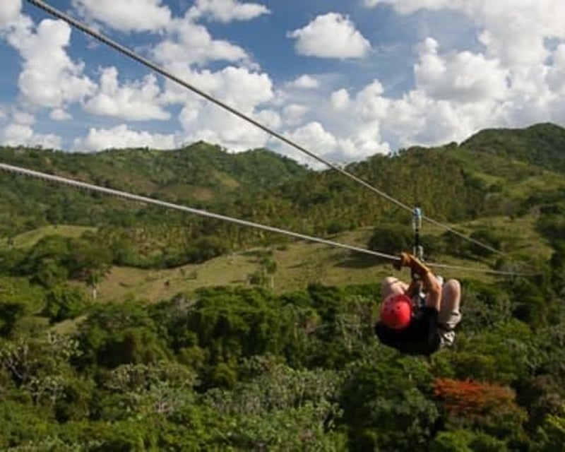 Full-Day Zip Line Tour & Higüey Basilica from Juan Dolio