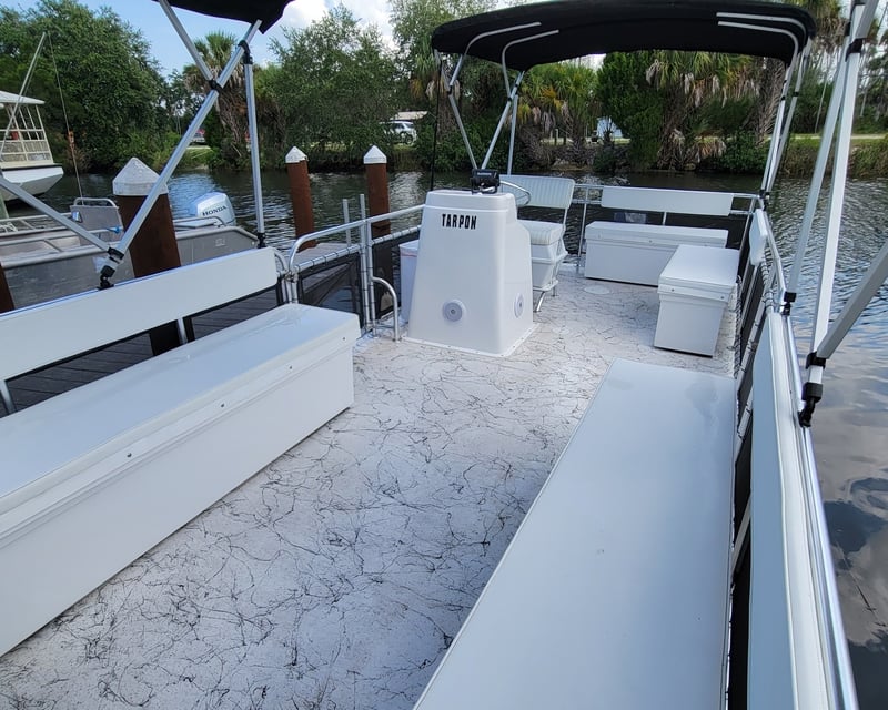 Full-Day Pontoon Boat Rental in Crystal River
