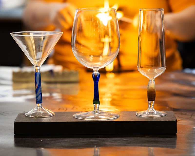 Wine Goblet Glassmaking Class in Duluth