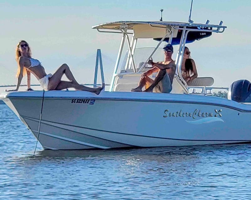 Private Charleston Harbor Cruise & Beach Stop