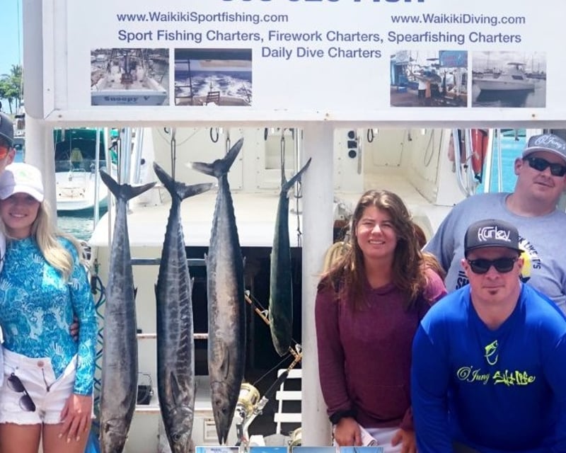 Full-Day Shared Fishing Charter in Honolulu