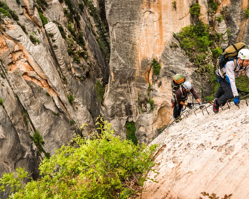 6-Hour Via Ferrata Guided Tour in Zion