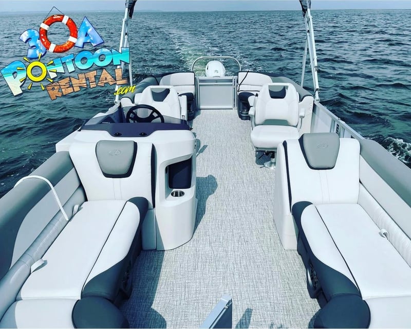 150HP Double-Decker Pontoon Rental in Santa Rosa Beach