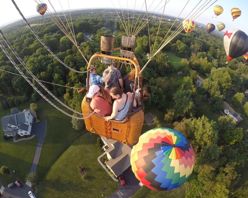 3-Hour Hot Air Balloon Ride in Pompey