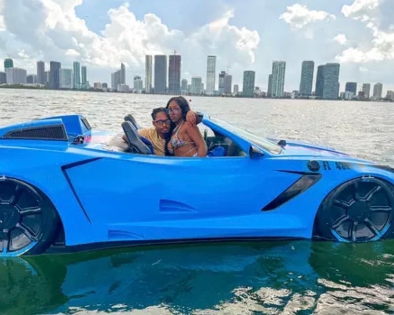 Jet Car Rental with Skyline Views in Downtown Miami