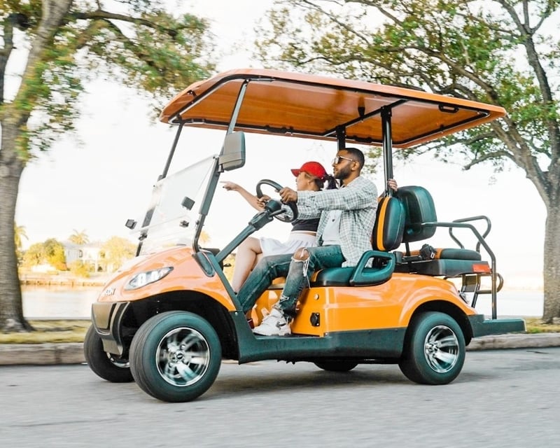 Street-Legal Electric 4-Seater Golf Cart Rental Virginia Beach