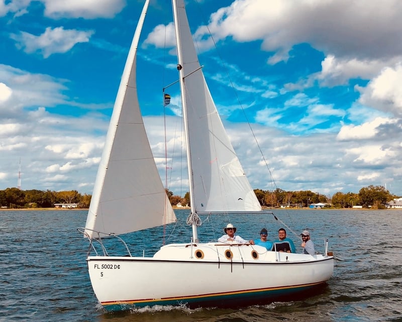 23' Sailboat Rental on Lake Fairview, Orlando