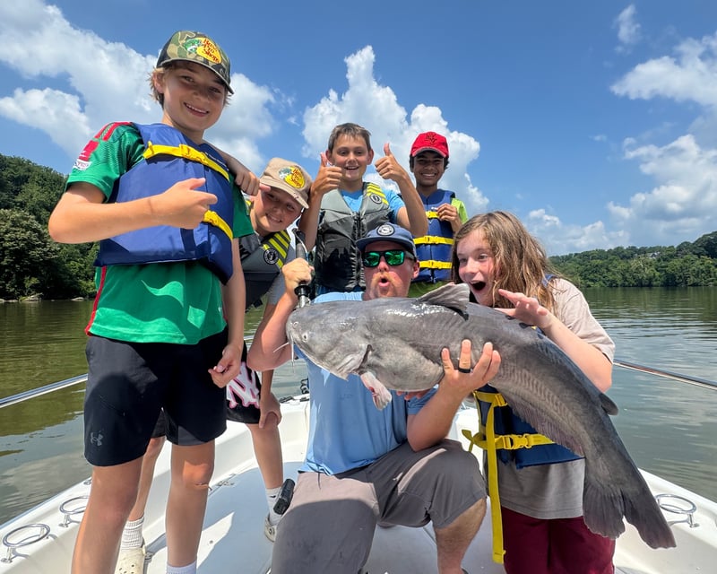 Sunset Kids Fishing Charter on the Potomac