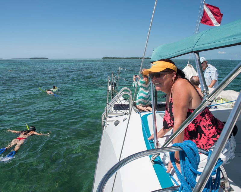 Wild Dolphin Snorkel & Sail Catamaran Tour in Key West