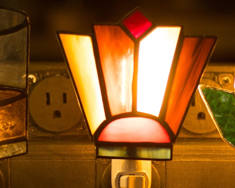 Stained Glass Nightlight Workshop for Beginners in Brooklyn