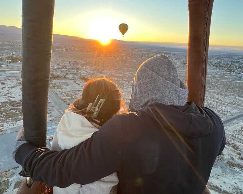 Winter Private Sunset Hot Air Balloon Flight, November to March