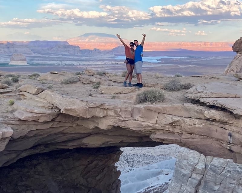 Private Skylight Arch Sunset Tour & Hike from Page, AZ