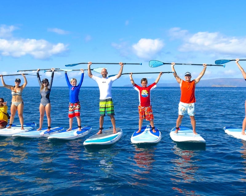 Beginner Stand-Up Paddleboard Lesson & Tour in Wailea