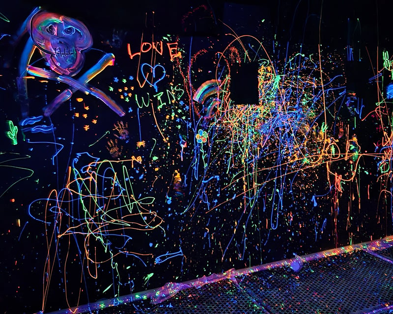 Date Night Splatter Paint Workshop in Westwood
