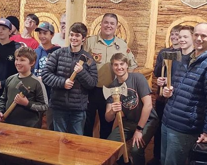 Private Axe Throwing Party Venue Buyout in Oakhurst