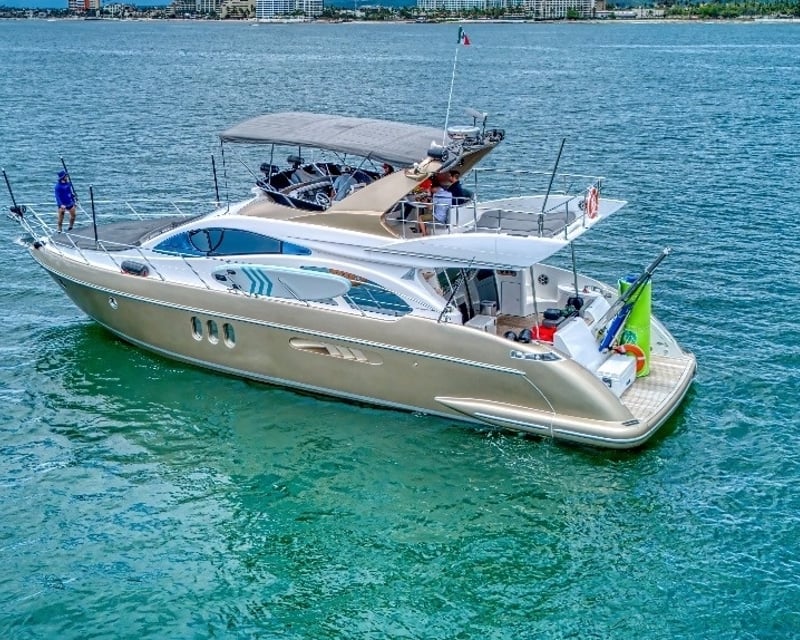 Private 60' Azimut Yacht Charter in Puerto Vallarta