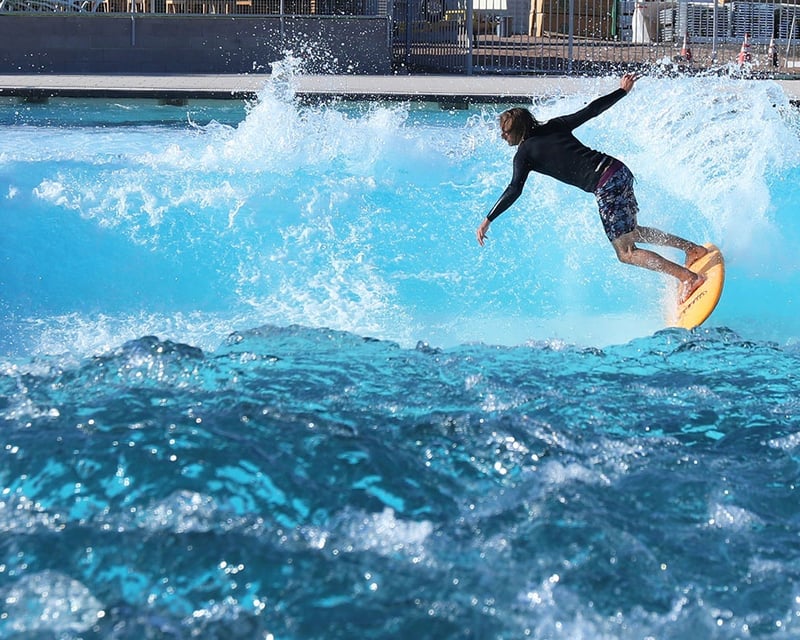 Advanced River Wave Surfing in Mesa