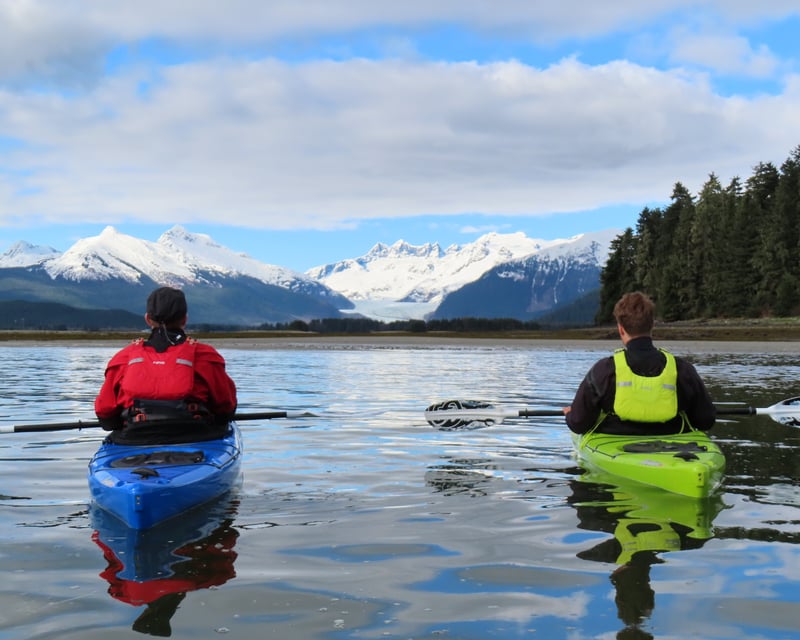 Guided Juneau Wetlands Kayak Tour With Glacier Views