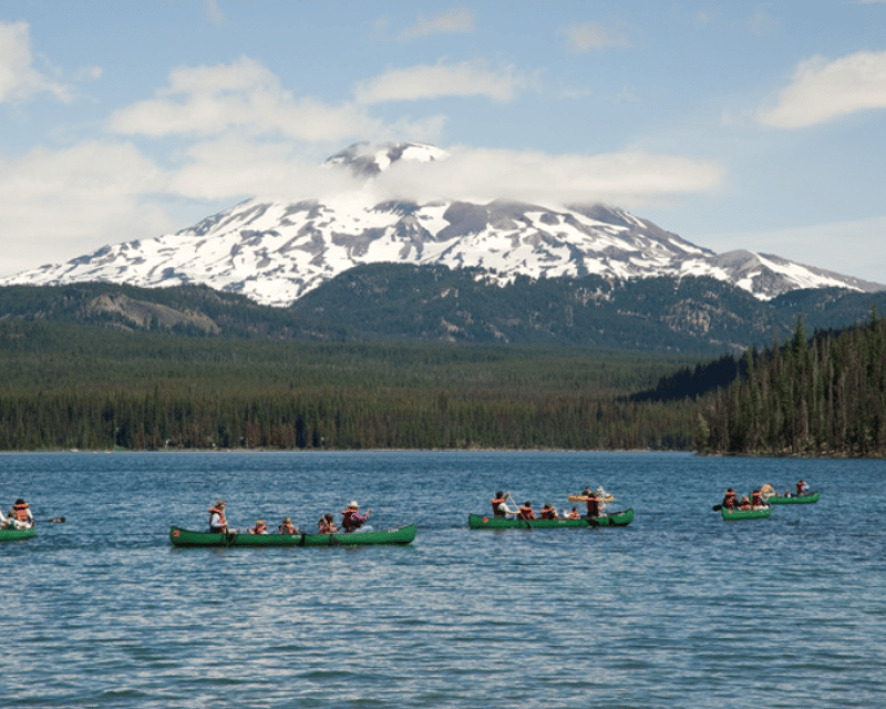 2-Person Canoe Rental on Elk Lake
