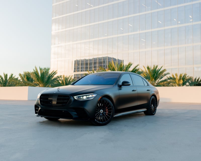 Mercedes S580 Rental in Huntington Beach