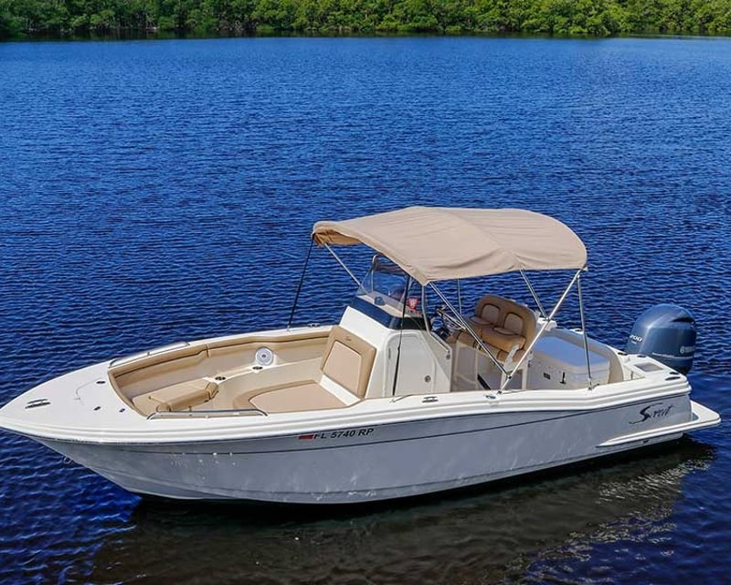 21-Foot Inshore Boat Rental in Fort Myers