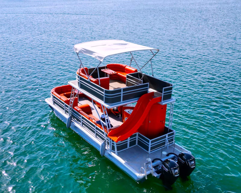 33' Double Decker Pontoon Rental in Newport Beach