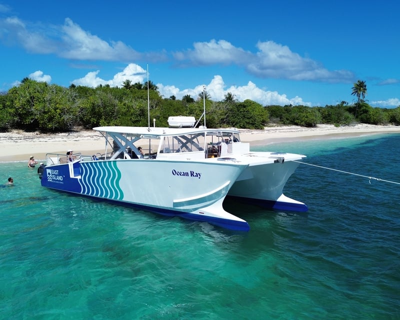 Private Catamaran Snorkel & Beach Charter from Fajardo